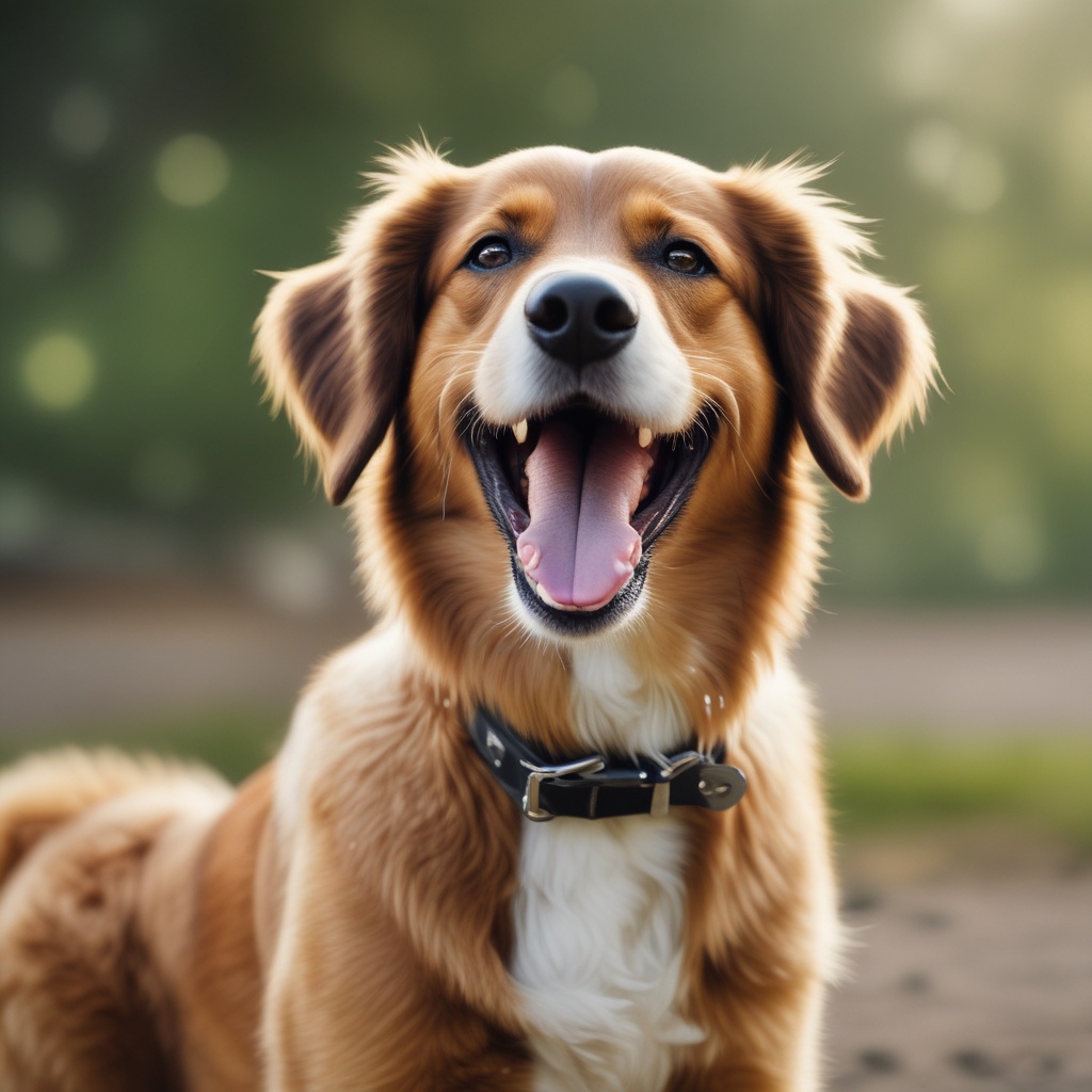 Picture of a happy dog